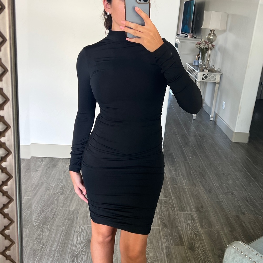 NWT Likely black mock neck bodycon dress